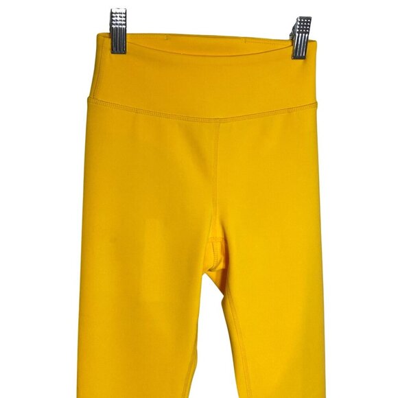 NWT Revolve lovewave Luka Yellow Cropped Pant Leggings-sz XXS - Picture 4 of 10